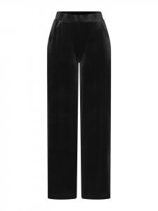 More & More Элегантные, роскошные, широкие бархатные брюки черного цвета