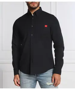 Рубашка Slim fit Hugo, черный