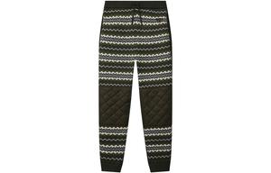 Детские трикотажные спортивные штаны Burberry, цвет Khaki Green