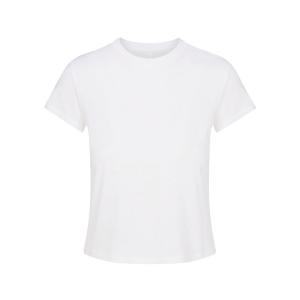 Уменьшенная футболка SKIMS Relaxed Tees, цвет Snow
