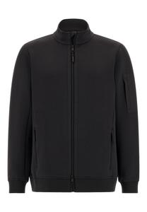 Толстовка с капюшоном на молнии Boggi Milano, черный