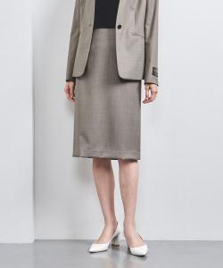 Обтягивающая юбка КАНОНИКО United Arrows, цвет Moca