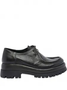 Дерби Cru на шнуровке с круглым носком Pawelk'S, зеленый