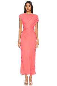 Платье миди от марианны бардо L'Academie, красный