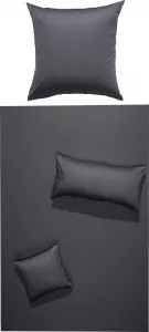 Постельное белье Landshut" anthracite 1x 155x220 cm + 1x 80x80 cm" Erwin Müller