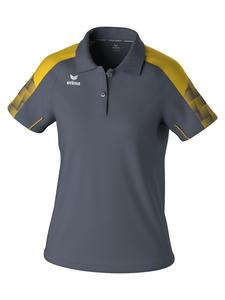 Поло erima, цвет slate grey/gelb