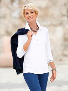 белая рубашка поло WITT WEIDEN