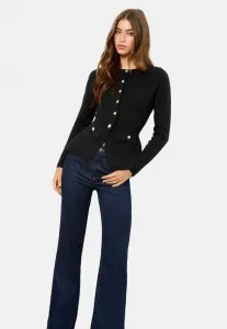 Классический удлиненный блейзер на пуговицах, застегивающийся на пуговицы. Lipsy, Black