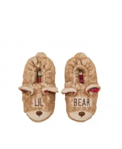 Детские тапочки Lil Bear с закрытой пяткой Dearfoams, белый
