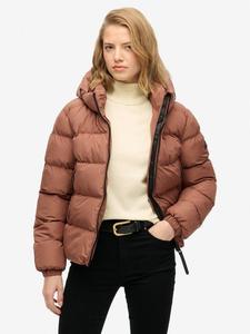 Утепленная спортивная куртка с капюшоном Superdry, Nutmeg Spice Brown