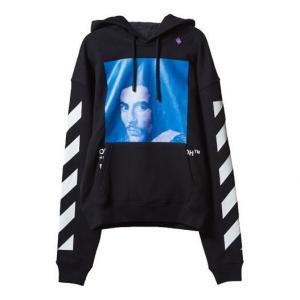 Толстовка Men's OFF-WHITE Character Printing Long Sleeves Black, черный