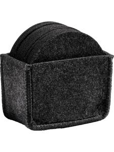 Erwin Müller Войлочные подставки под стаканы, набор из 13 штук, Beja, темно-серый цвет