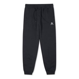 Брюки go-to embroidered star chevron standard-fit fleece sweatpants 'black' Converse, черный