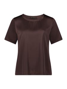 Блузка с круглым вырезом, свободного кроя, светло-бордового цвета Betty Barclay