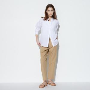 Брюки UNIQLO по щиколотку, хаки