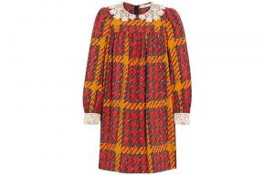 Платье с длинными рукавами женское красное Coach