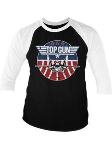 Футболка белого цвета TOP GUN