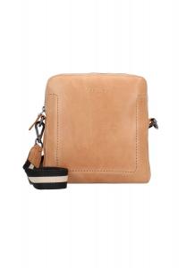 Кожаная сумка через плечо Caugio 23 см HAROLD'S, цвет Camel