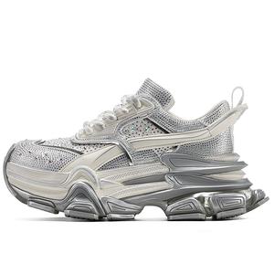 GG-CC Женские кроссовки GG CC с амортизацией противоскользящие износостойкие низкие на платформе сетчатые массивные жёлтые, цвет Yellow