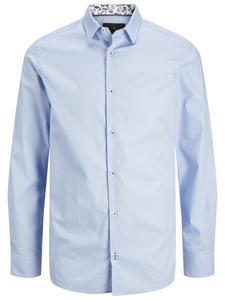 Рубашка на пуговицах классического кроя JACK & JONES Leeds, светло-голубой