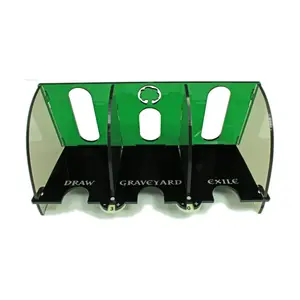 Поднос для колоды с циферблатами счетчика жизни - зеленый, Magic: The Gathering - Accessories (Litko Aerosystems)