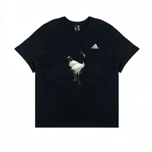Футболка Unisex с 3 полосками Adidas, черный