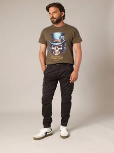 Зауженные брюки-карго Deeluxe Garden, темно-коричневый