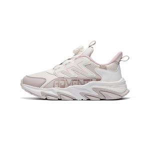 Износостойкие легкие амортизирующие повседневные детские кроссовки для подростков 361°KIDS, серый/розовый/белый