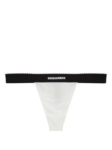 Dsquared2 стринги с логотипом DSQUARED2, белый
