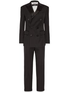 Dsquared2 костюм Boston с двубортным пиджаком, коричневый