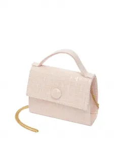 Сумка, украшенная пайетками Mi Mi Sol, розовый