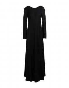 Платье миди Yohji Yamamoto, черный