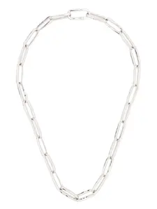 Колье из позолоченного серебра JIL SANDER, серебяный