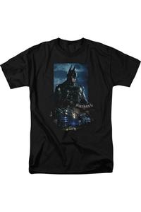 Футболка с коротким рукавом для взрослых Batman Arkham Knight Batmobile Gildan, черный