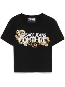 Versace Jeans Couture футболка с логотипом, черный