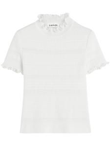 Футболка Lanvin из хлопкового трикотажа, белый