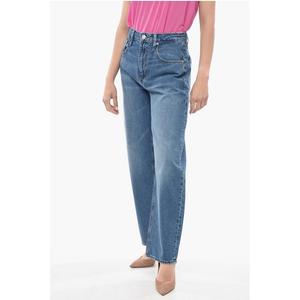 Синие хлопковые джинсы Деним Frame, Blue