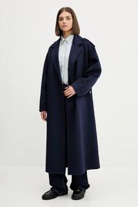 Пальто с добавлением шерсти Hugo, темно-синий