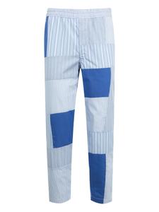 Лоскутные брюки Comme Des Garçons Shirt, синий