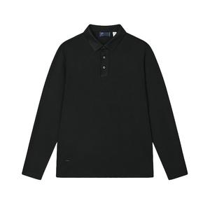 FILA Поло мужское угольно-черное Jet Black