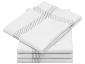 Чайные полотенца набор  Zollner, светло-серый