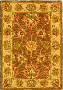 SAFAVIEH Heritage Collection ковер 61 x 92 см Brown / Ivory HG343K ручной работы традиционный восточный премиум шерстяной