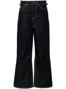 Fiorucci прямые джинсы с завышенной талией, синий