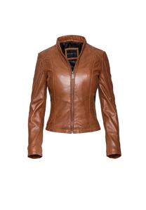 Кожаная куртка булады-114 Bugatti, цвет cognac