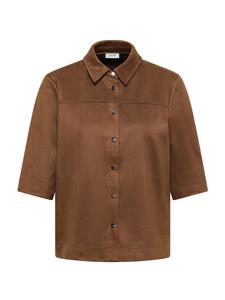 Блузка с длинными рукавами цвета мокко-карамель Cecil