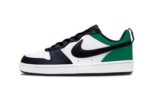 Обувь для скейтбординга Court Borough для детей, начальная школа Nike, черный/белый/зеленый