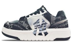 Чанки Лайнер Лоу-Топ Скейтборд Кроссовки Унисекс Черный Белый MLB