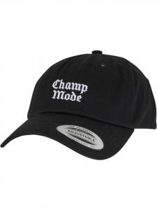 Mister Tee Бейсболка "Champ Mode Dad Cap Low Profile Cotton Twill" черного цвета