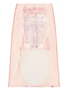 Юбка миди Remaster Capsule O-Lyac DIESEL, розовый