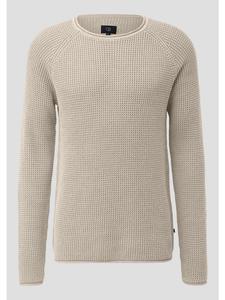 Вязаный свитер в цвете 8148_бежевый QS